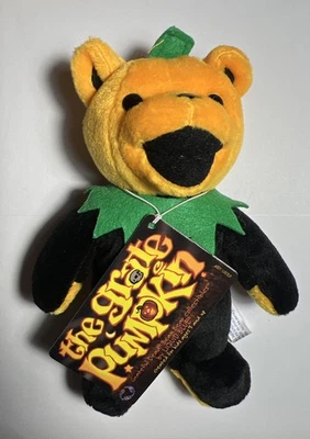 Peluche The Grate Pumpkin Grateful Dead 7” Bean Bear de Liquid Blue de colección Foto 1 de 4