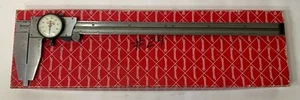 Starrett 120B-12 dial caliper 12 inch long 3 inch jaw - Fair Condition - Picture 1 of 9