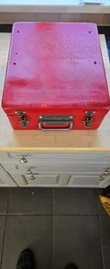 Red Old Ticket Machine Box Used Orimarily These Days As A Drivers Box - Picture 1 of 8