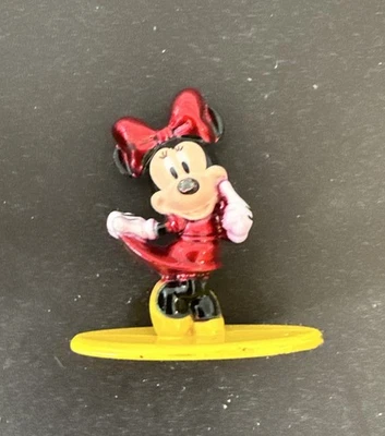 Minnie Mouse Figure 1.5” Disney Free Standing Figurine Die-Cast NANO JADA TOY - Image 1 of 4