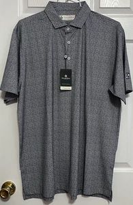 Donald Ross Herren Golf Poloshirt, XL, Winchester, Schiefer/Multi, Neu mit Etikett - Bild 1 von 4