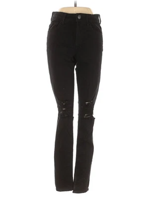Express Jeans Women Black Jeggings 0 - Image 1 of 2