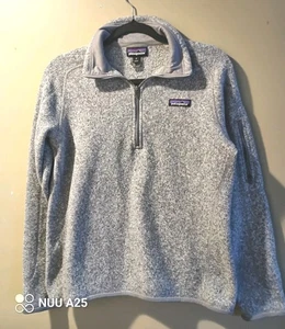 Suéter Patagonia Better Talla M Gris 1/4 1/2 Cremallera Pullover Chaqueta Polar  - Imagen 1 de 9