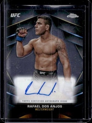 2024 Topps Chrome UFC Rafael Dos Anjos Veteran Auto #CVA-RDA - Image 1 of 2