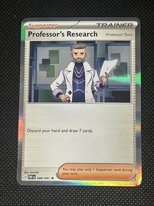 Professor's Research 088/091 Pokemon Sv: Paldean Fates Holo - Picture 1 of 2