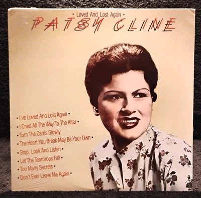 (SEALED) PATSY CLINE  "LOVED AND LOST AGAIN"  (RARE VINYL / 1ST RL-1982) - Image 1 of 4