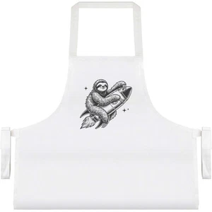 Unisex-Kochschürze "Raketenfaultier" (AP00078151) - Bild 1 von 5