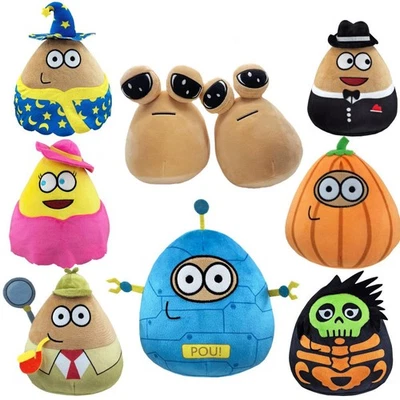 9in Cute Alien Pou Plush Toy Soft Stuffed Doll – Adorable Pet Alien Plushie Gift - Image 1 of 4