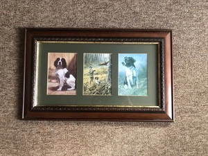 Springer Spaniels Shooting Prints Picture John Trickett - Picture 1 of 4