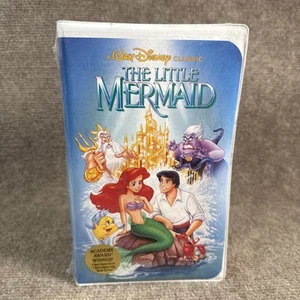 Original 1990 Erstveröffentlichung Disney Die kleine Meerjungfrau VHS Black Diamond BANNED - Bild 1 von 17