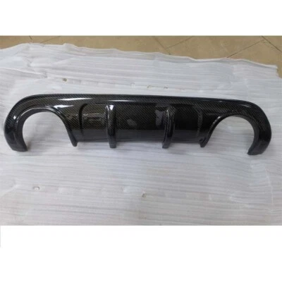 Labio difusor de parachoques trasero de fibra de carbono para Audi TT 2000-2006 Foto 1 de 4