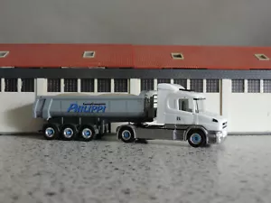 Scania T Hauber 124 L 5-achs Carnehl Rundmuldenkippersattelzug - Philippi - Bild 1 von 6