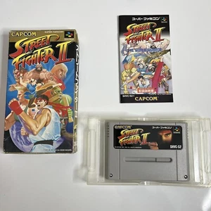 Street Fighter 2 - Nintendo Super Famicom SNES NTSC-J JAPAN 1992 Complete - Picture 1 of 7