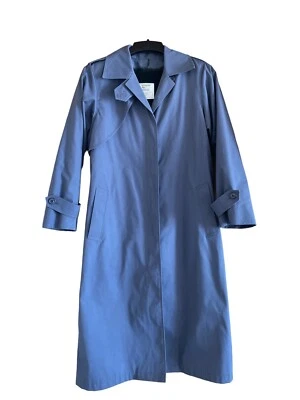 London Fog Long Trench Coat Women’s Size 8 Fleece Lined Removable purple - Image 1 of 4