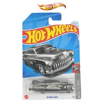 Hot Wheels 2024 '49 NEGRO PLATA Drag Merc # 215/250 HW Rolling Metal Foto 1 de 4