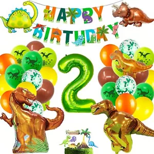 Dinosaur Party Supplies,Dinosaur Foil Balloons Set Dinosaur Birthday Party De... - Picture 1 of 7