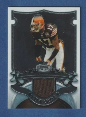 BRAYLON EDWARDS 2007 Sterling JERSEY BSVR-BE Cleveland Browns Relic Card Bowman^ - Image 1 of 2
