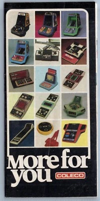 Coleco Vision Mini Hand Held Video Games Brochure - Image 1 of 4