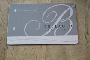 BELLAGIO LAS VEGAS ROOM KEY - SILVER CARD - Picture 1 of 2