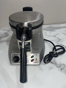 Waring Pro Professional Belgian Waffle Maker WMK300 Stainless Steel Rotating  - Picture 1 of 10