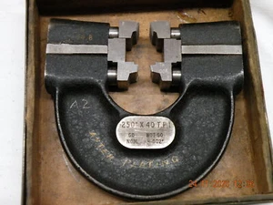 Coventry Stärke 1/4" x 40 Whitworth Form verstellbar Gewindebremssattel Lehre Set #3 - Bild 1 von 2