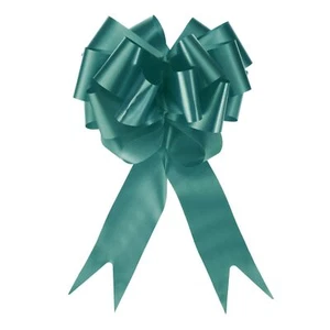 15pcs 5 Inch Large Pull Bow Big Gift Wrapping Bows Ribbon Dark Green for Wedd... - Picture 1 of 6