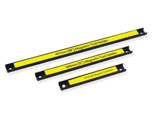 Magnetic Strip Bar Tool Holder 3 Pcs Socket Rack Rail Garage 18" 12" 8" - Picture 1 of 2
