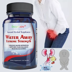 Water Away Capsules Maximum Strength - Herbal Diuretic Pills for Water Retention - Picture 1 of 11