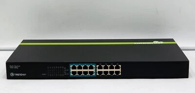 Trendnet TPE-T88g 16-Port GREENnet 10/100 Mbps PoE+ Switch - Image 1 of 4