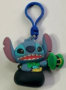 Portachiavi Disney Stitch Personaggio Borsa Clip Serie 3 Schiuma 3D - Punto San Patrizio - Foto 1 di 2