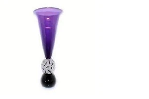 Correia Glass "Purple Footed" VASE 772 LA - Picture 1 of 1