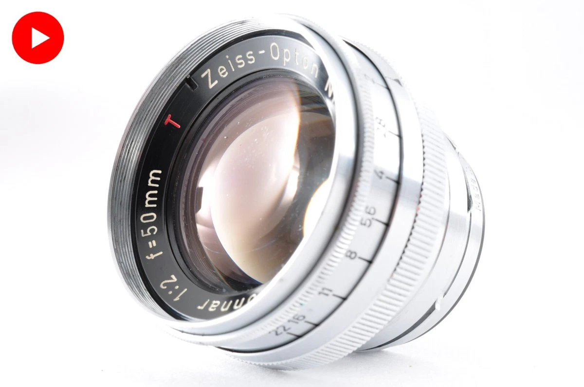 コンタックス Ⅱa Opton Sonnar 1:1.5 50mm 革ケース付き コンタックス CONTAX IIa ＋ Zeiss-Opton Sonnar 50mm 1:1.5 レンジ