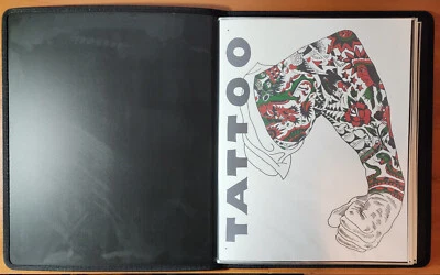 48 Blatt Milton Zeiss Ralph Johnstone traditionelles Vintage Tattoo Flash 11 x 14 USA - Bild 1 von 4