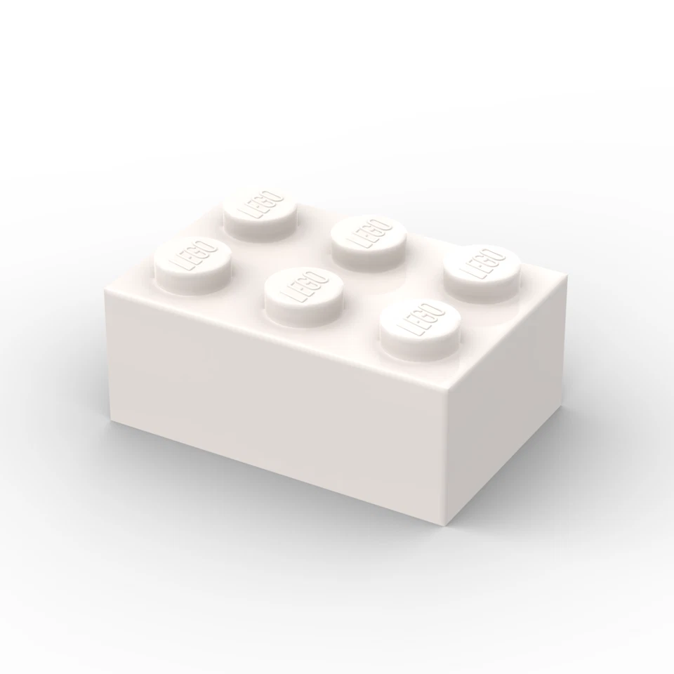 Lego 5x Basic Steine 2x3 bricks 3002 weiß white - Bild 1 von 1