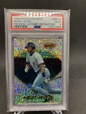 1996 Derek Jeter Bowmans Best Preview  ATOMIC Refractor #BBP15 PSA 9 Rookie