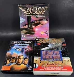 Star Trek PC Spiele Lot: 25th Anniversary, Tech Manual, Starfleet Academy AS IS - Bild 1 von 1