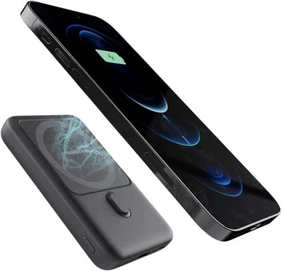 TECHSMARTER 10000mAh Magnetic Wireless Power Bank with Kickstand - Image 1 of 4