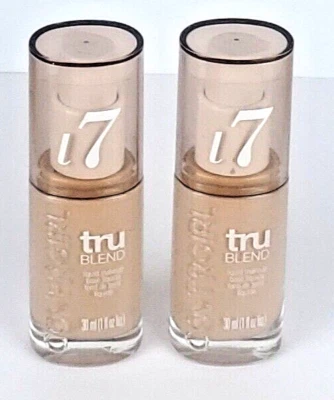 Covergirl Tru Blend Liquid Foundation Makeup Lot of 2 New L7 Warm Beige 1 fl oz - Image 1 of 2