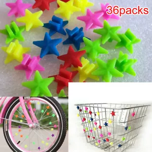 36PCS Bicycle Wheel Spoke Plastic Beads Decoration Bike Cycling AccessoriesB-wq - Picture 1 of 11
