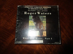Roger Waters What God Wants Part 1 Number Box Set 3 Tracks +2 Photos/ (CD Single - Picture 1 of 5