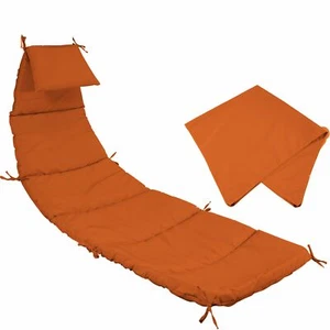 Replacement Cushion and Umbrella Fabric for Outdoor Hanging Lounge Chair Chaise - Picture 1 of 15