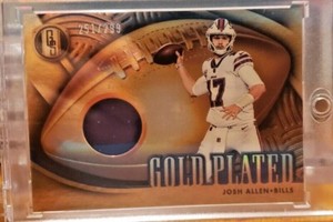 2022 Panini Gold Standard Gold Plated Josh Allen /299 GP-JAL Memorabilia