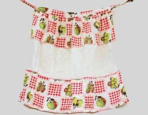 Vintage 40s-50s Apron Retro Boho Farmhouse Country Cottagecore - Picture 1 of 3