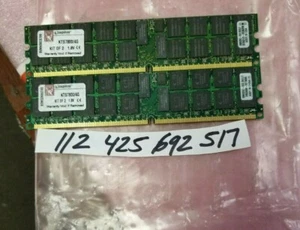 4GB (2x2GB) 2RX4 DDR2-533 PC2-4200R 240PIN ECC REGISTERED 1.8VOLT RDIMM - Picture 1 of 1