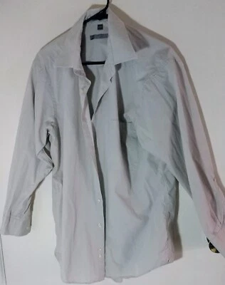 Geoffrey Beene Men's Off White/Light Beige Large 16 32/33  Dress Shirt. NWOT.   - Image 1 of 4