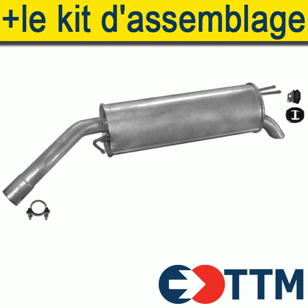 FIAT STILO BERLINE 3/5 PORTES 1.4 1.6 1.9 D 2001- Silencieux Arriere+ - Photo 1/1