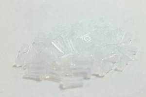 Plastic Dust Cap for 1.25mm Ferrules. Fits LC, MU Clear Color. 100 pcs/Pack - Picture 1 of 4