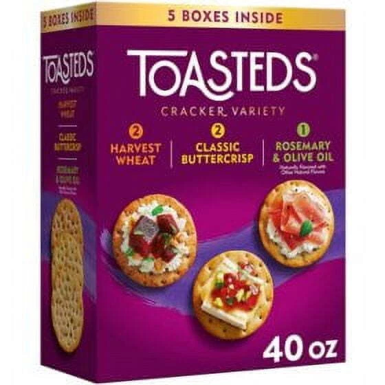 Paquete de galletas Kellogg's Toasted Variety Pack, paquete de 2 de 40 oz Foto 1 de 1