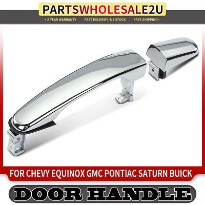 前右或后镀铬外门把手适用于雪佛兰 GMC Pontiac Saturn — 第 1/4 张图片