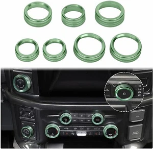Cubierta de perilla de interruptor de remolque 4x4 para faros de aire acondicionado para Ford F150 2021+verde - Imagen 1 de 7